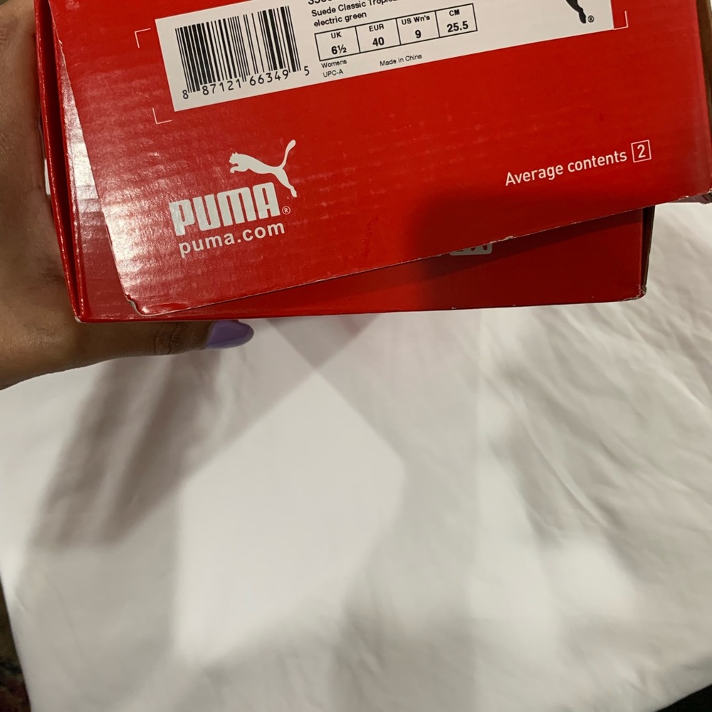 Custom pattern of LA/ Miami inspired Puma’s